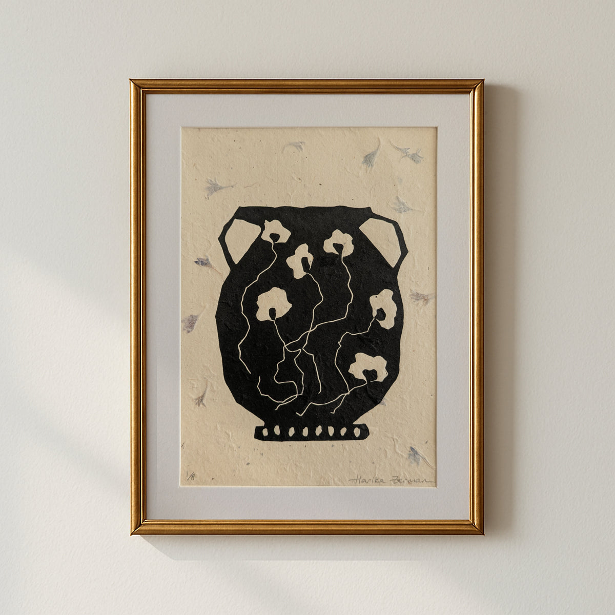 Vessel with Wild Blooms