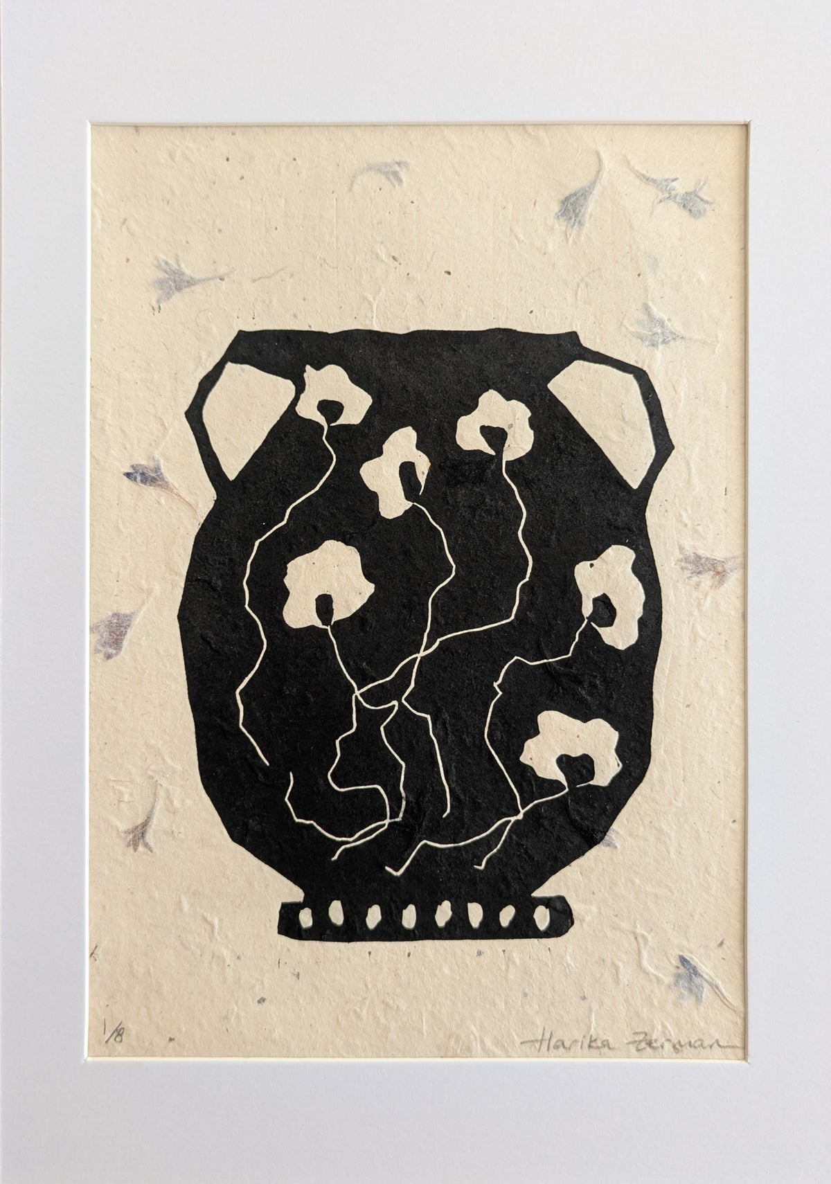Vessel with Wild Blooms